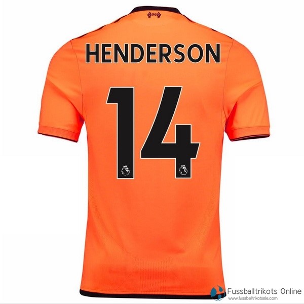 Liverpool Trikot Ausweich Henderson 2017-18 Fussballtrikots Günstig